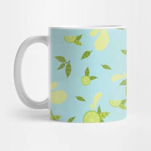 Citrus Splash Seamless Surface Pattern Design Mug